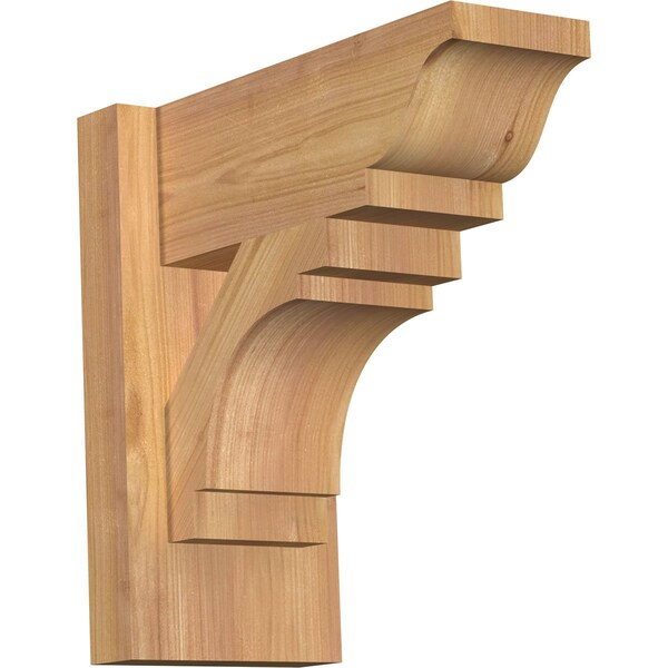 Ekena Millwork Merced Traditional Smooth Outlooker, Western Red Cedar, 5 1/2"W x 12"D x 12"H OUT06X12X12MRC01SWR - main